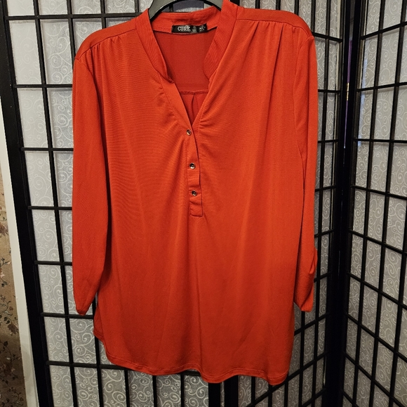 cure Tops - Cure Red Blouse